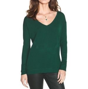 WHBM green sweater